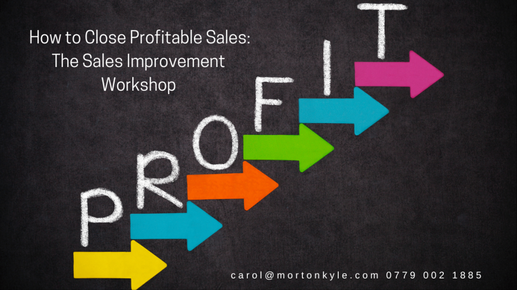 How to boost sales revenue and profits - The Sales Improvement Workshop