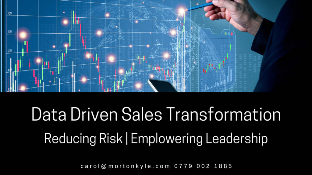 Increasing sales results - sales transformation using your data to unlock growth