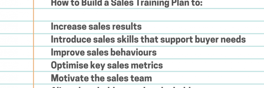Sales Training Plan – 8 Things You Must Include if You Want Your Sales Training to Work