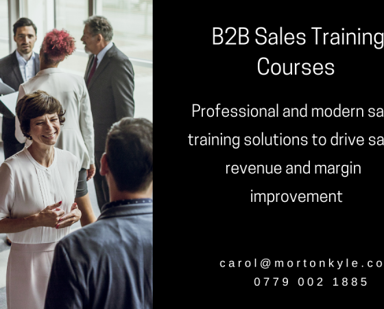 B2B Sales Training Courses to Deliver Sales, Revenue & Margin