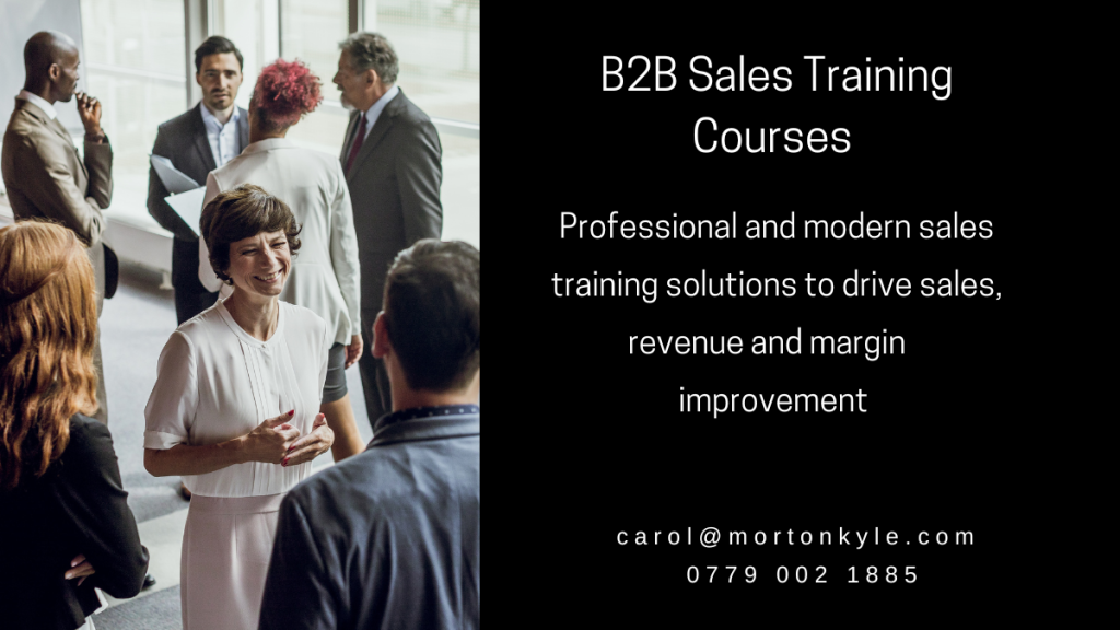 B2B SALES TRAINING COURSES - designed to drive sales improvement revenue, growth and margin