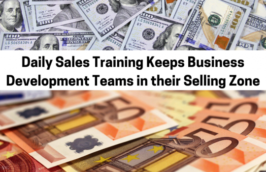 How to Keep Business Development in the Selling Zone