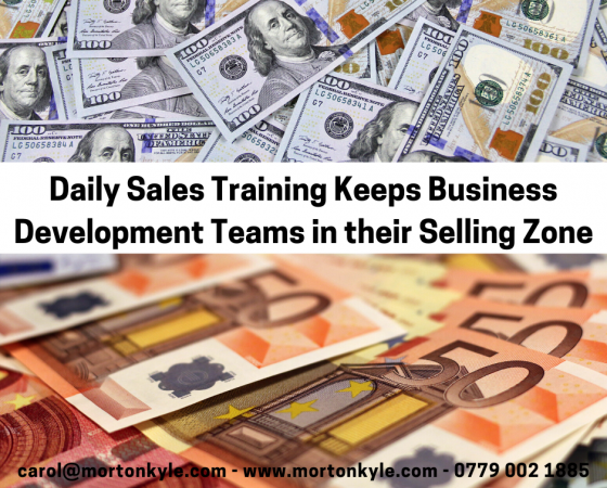 How to Keep Business Development in the Selling Zone