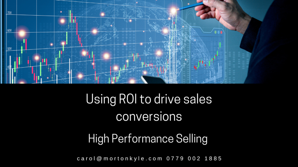 Sales ROI is used by high performance sales teams to deliver exceptional sales results