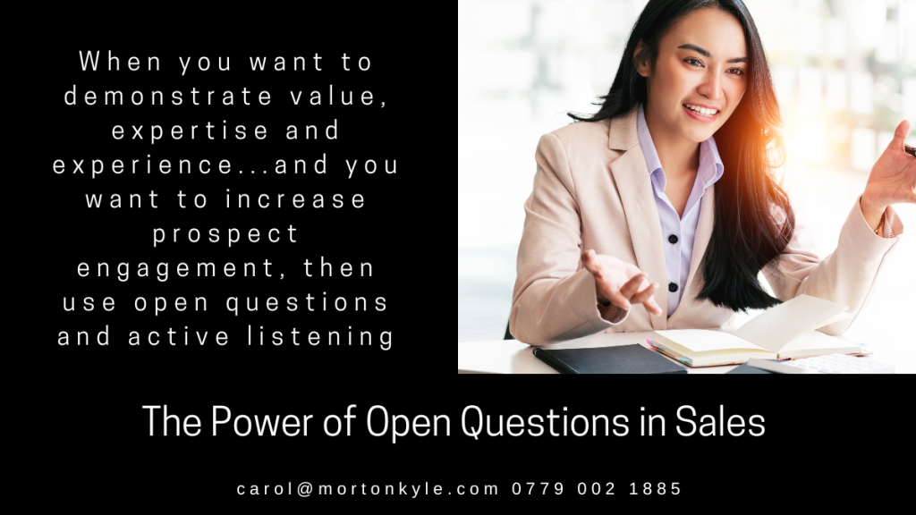 Open ended sales questions - your guide to making the most of your sales discovery calls and increasing the chances of your sales success