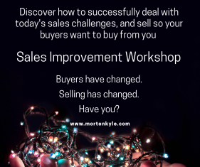 Sales Improvement Workshop - start you consultative selling skills journey here
