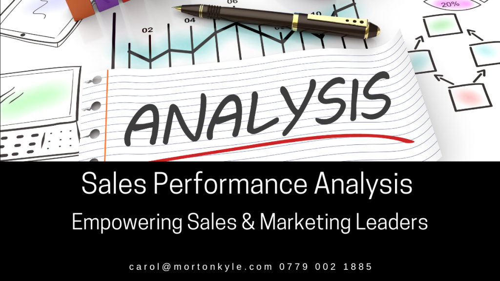 Sales Analysis is the key to to reducing risk in any sales growth or sales improvement program