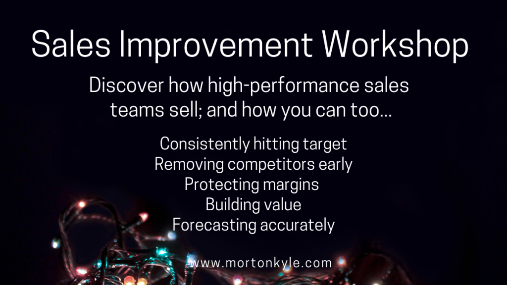 The Sales Improvement Workshop
