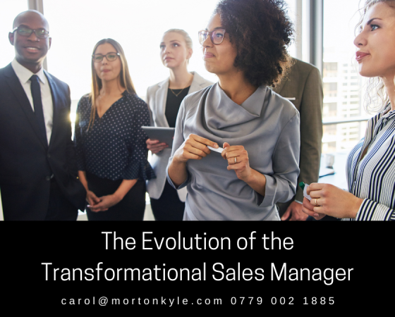 Make Way for the Transformational Sales Manager