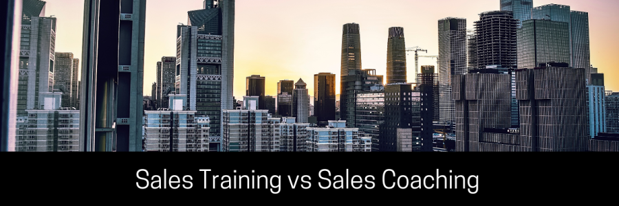 Sales Training vs Sales Coaching in Maximising Sales Performance