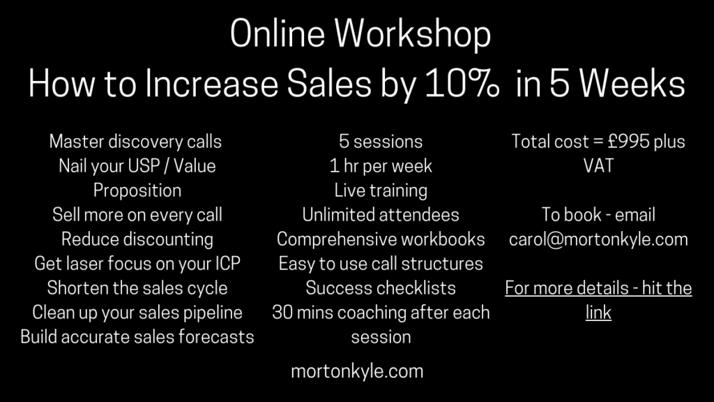How to increase sales by 10%