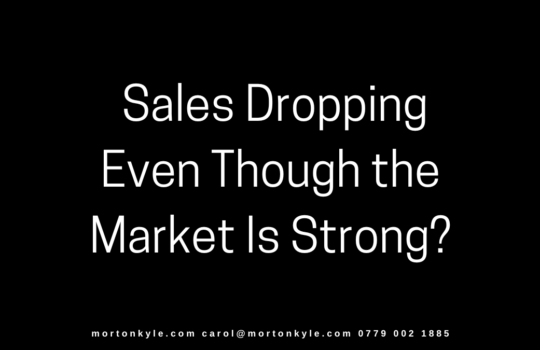 Why Are Our Sales Dropping Even Though the Market Is Strong?